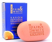 Fair & White Exclusive Exfoliating Soap with Pure Vitamin C.